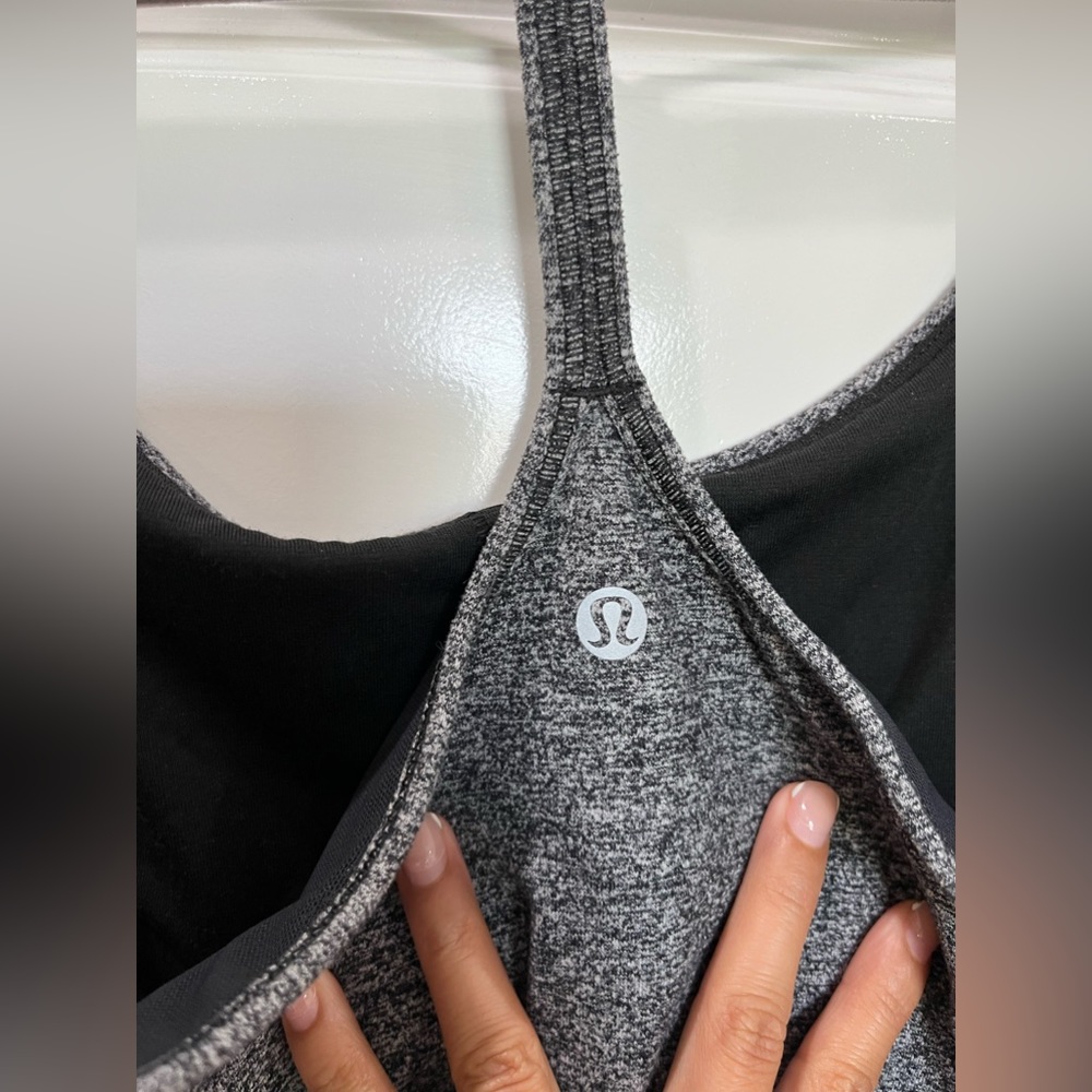 Lululemon grey tank top. - Picture 3 of 8